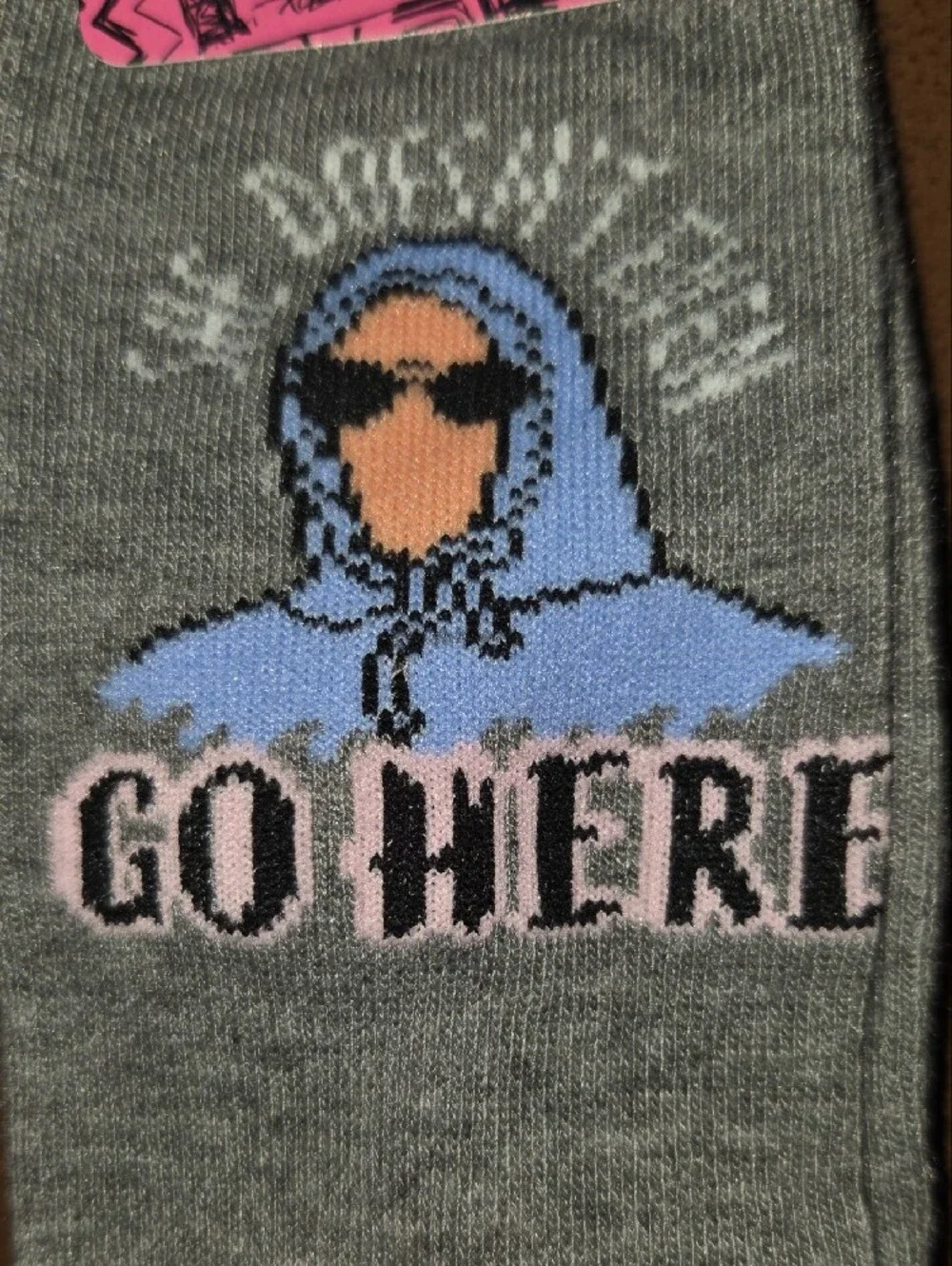 Mean Girls Grey Graphic Crew Socks